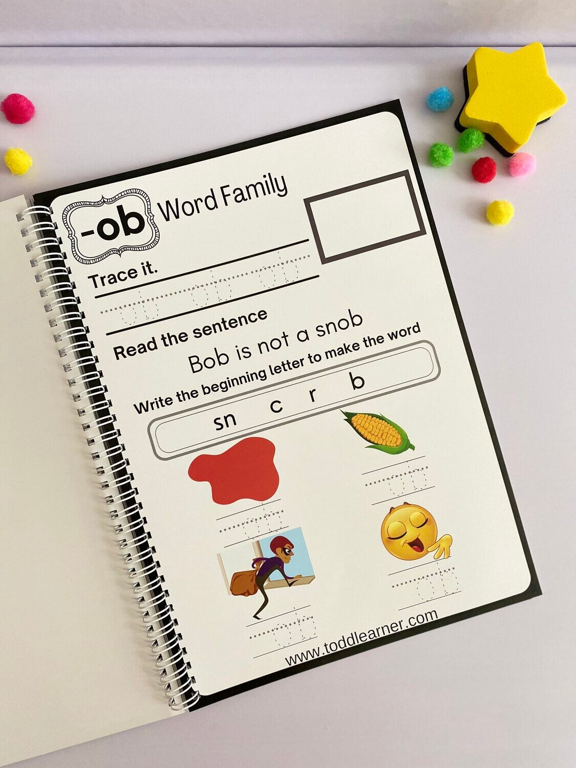 Deals @149 - Word Families Learning Book for Kids: Build Early Reading and Phonics Skills