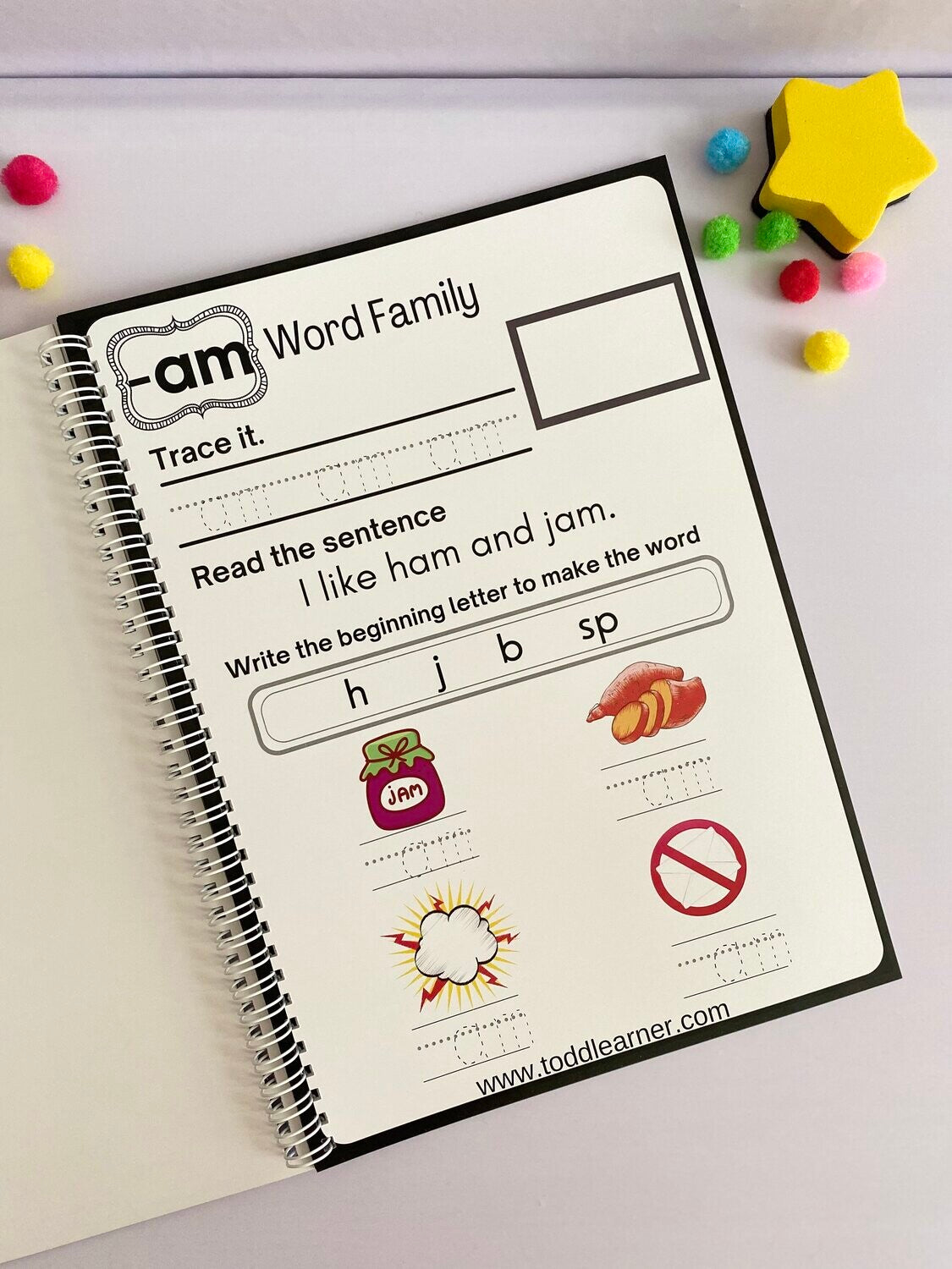 Deals @149 - Word Families Learning Book for Kids: Build Early Reading and Phonics Skills
