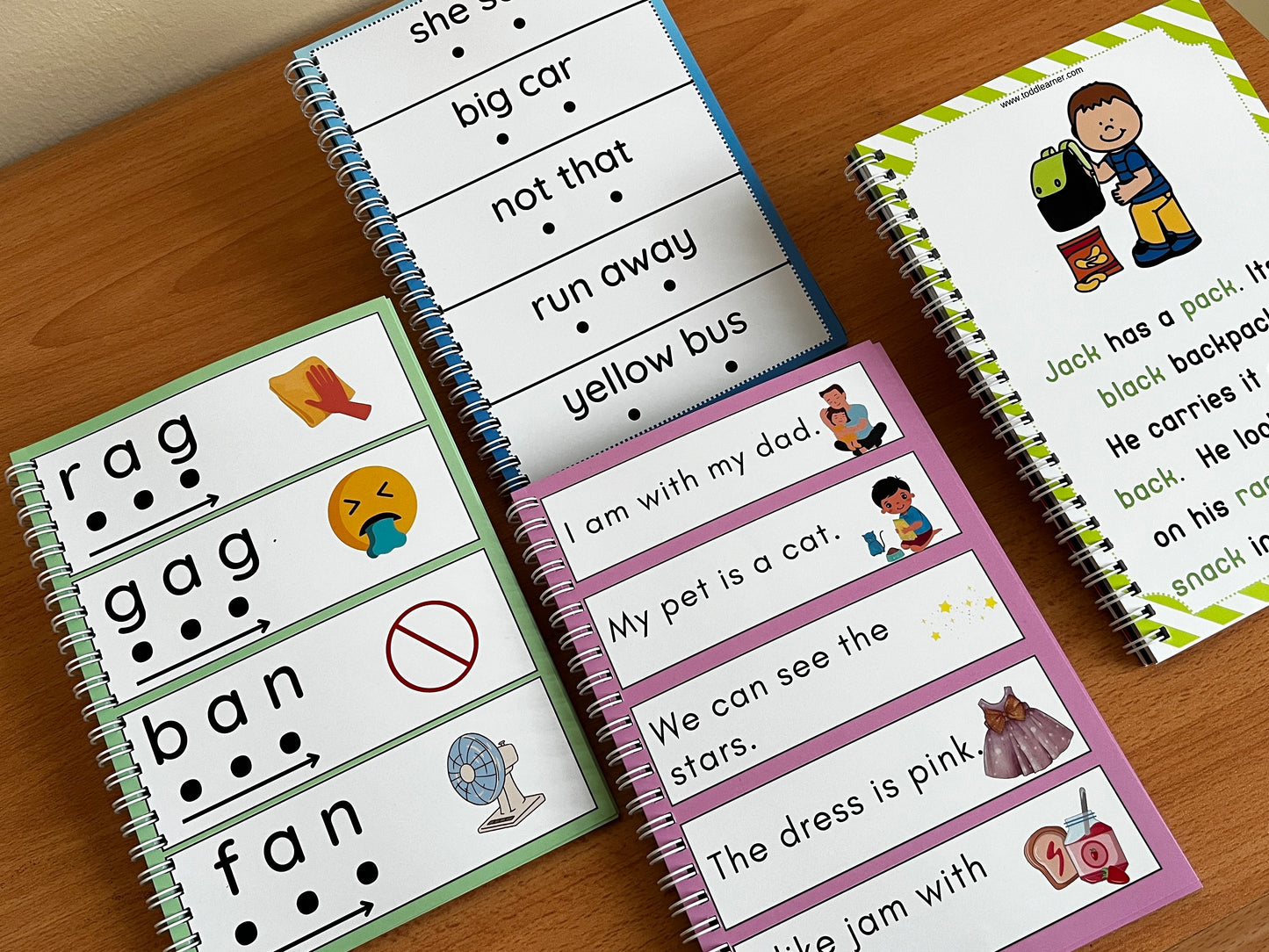 English Early Readers Reading Fluency Books for Kids. 4 Levels