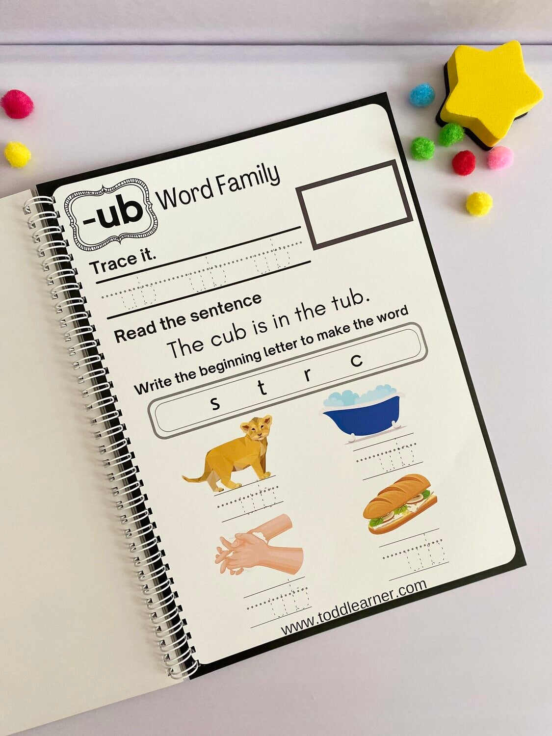 Deals @149 - Word Families Learning Book for Kids: Build Early Reading and Phonics Skills