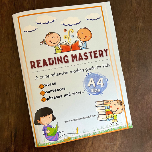 Deals @149 - Reading Mastery. A comprehensive reading guide for kids. A5 Size. Suitable for 3-7 years