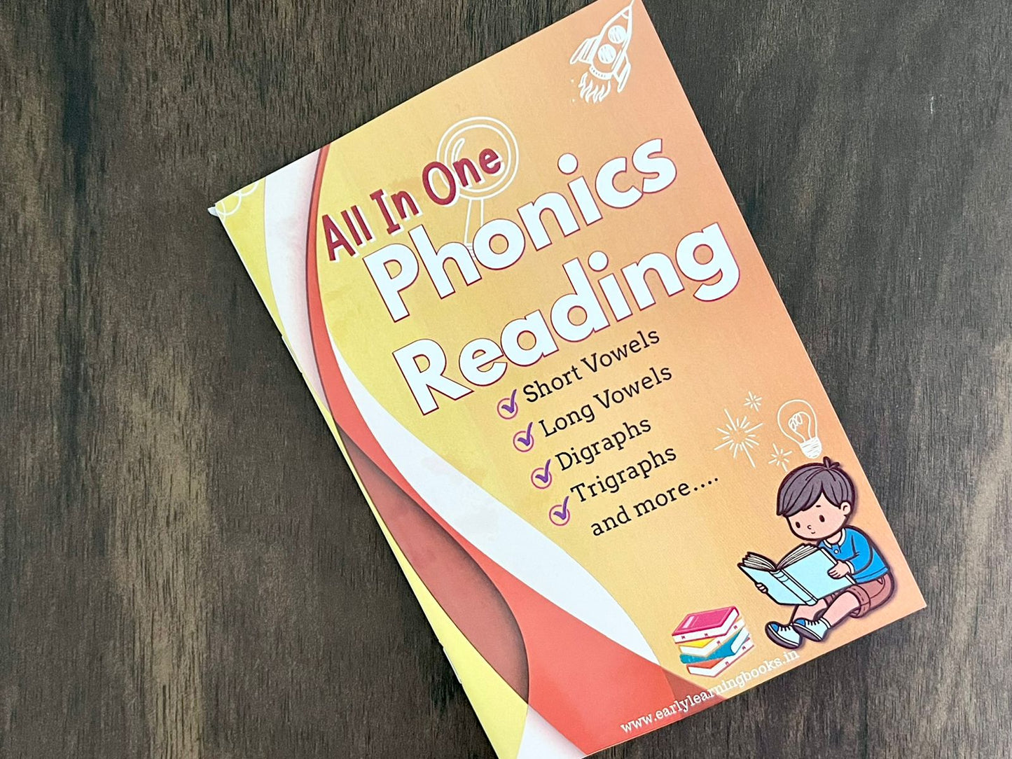 All-in-One Phonics book for Kids. Suitable for Ages 5–8