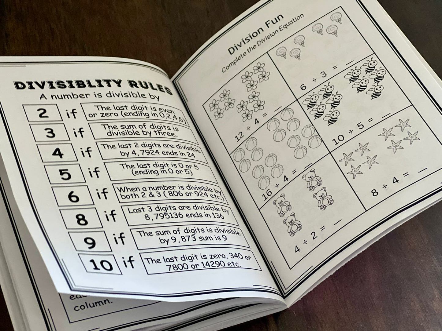 Complete Math Learning Book for Kids (Addition, Subtraction, Multiplication & Division)