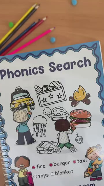 Deals @149 - Phonics Learning Workbook for Kids: Fun Coloring Activities to Master All Phonics Sounds