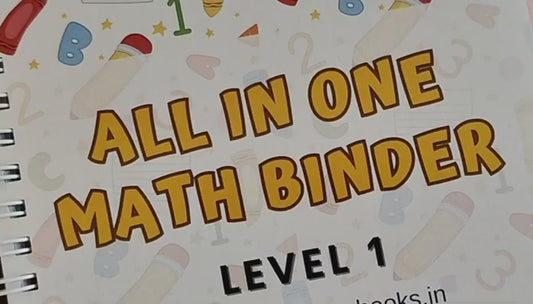 All in One Math Learning Book for Kids.