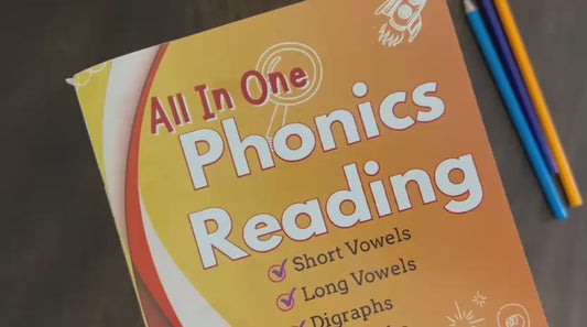All-in-One Phonics book for Kids. Suitable for Ages 5–8